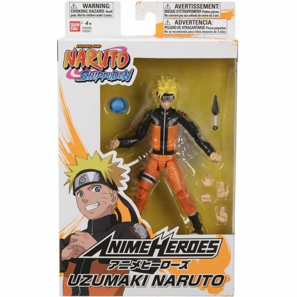 Jointed Figure Naruto Uzumaki - Anime Heroes 17 cm-4