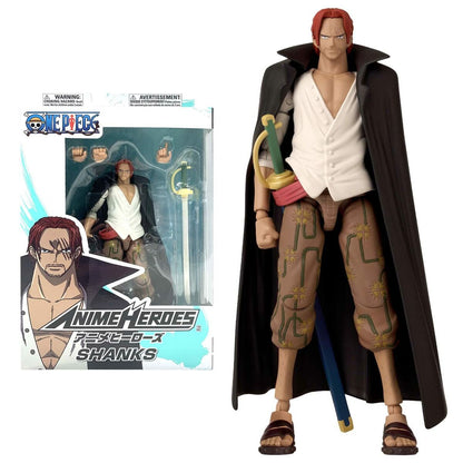 Action Figure One Piece Bandai Anime Heroes: Shanks 17 cm-0