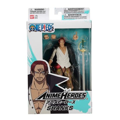 Action Figure One Piece Bandai Anime Heroes: Shanks 17 cm-3