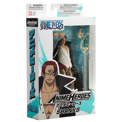 Action Figure One Piece Bandai Anime Heroes: Shanks 17 cm-4
