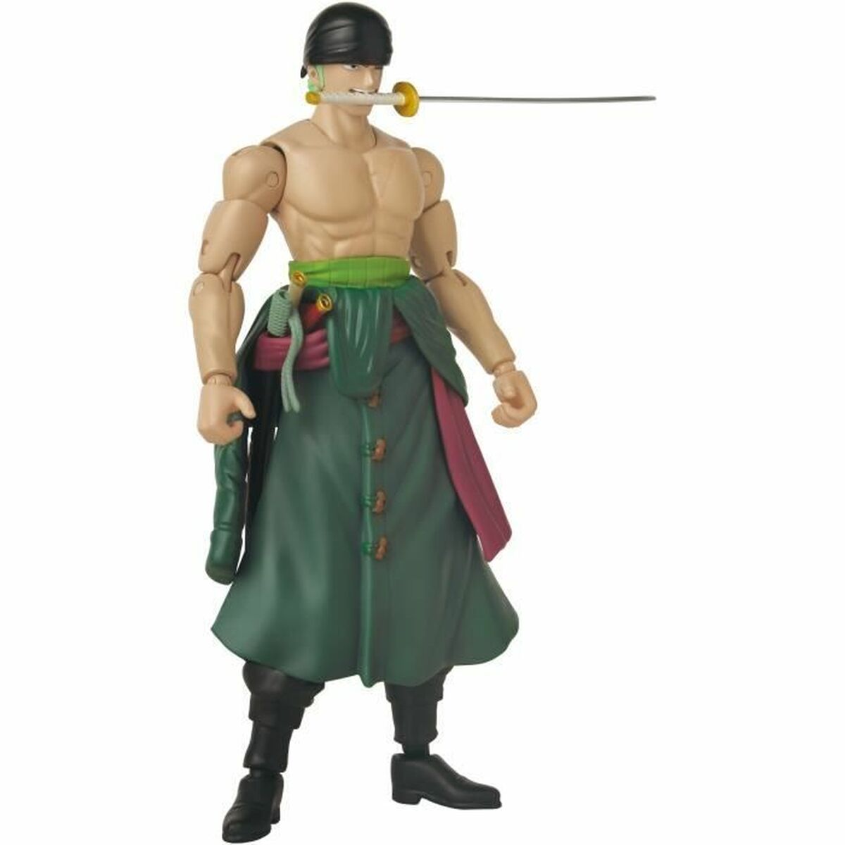 Jointed Figure One Piece Anime Heroes: Zoro Style 3 Swords 17 cm-5