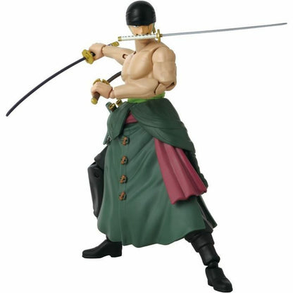 Jointed Figure One Piece Anime Heroes: Zoro Style 3 Swords 17 cm-4