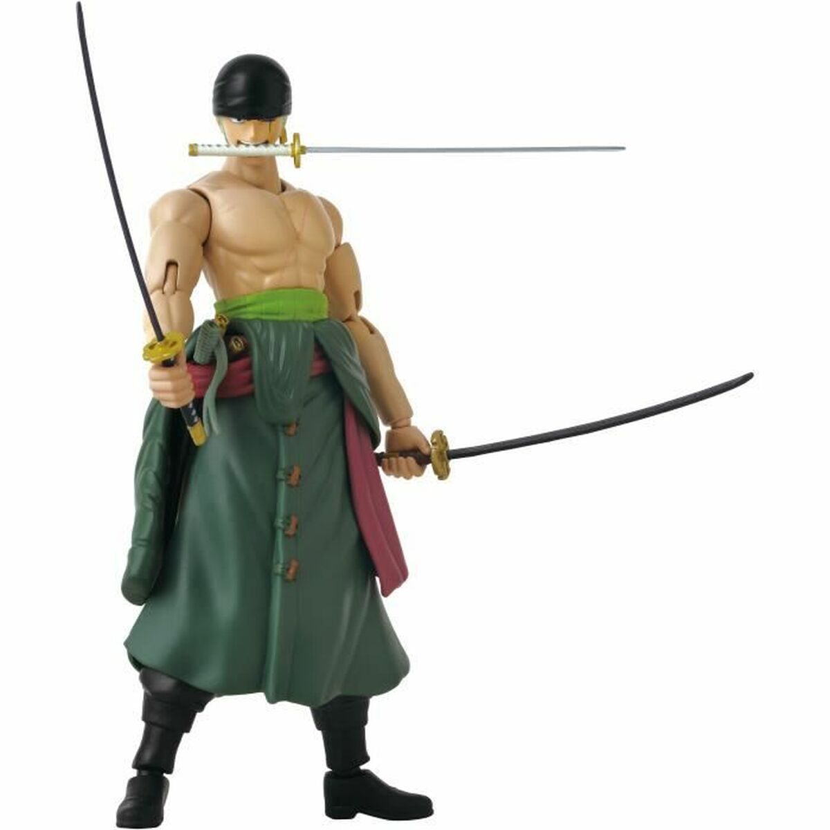 Jointed Figure One Piece Anime Heroes: Zoro Style 3 Swords 17 cm-3