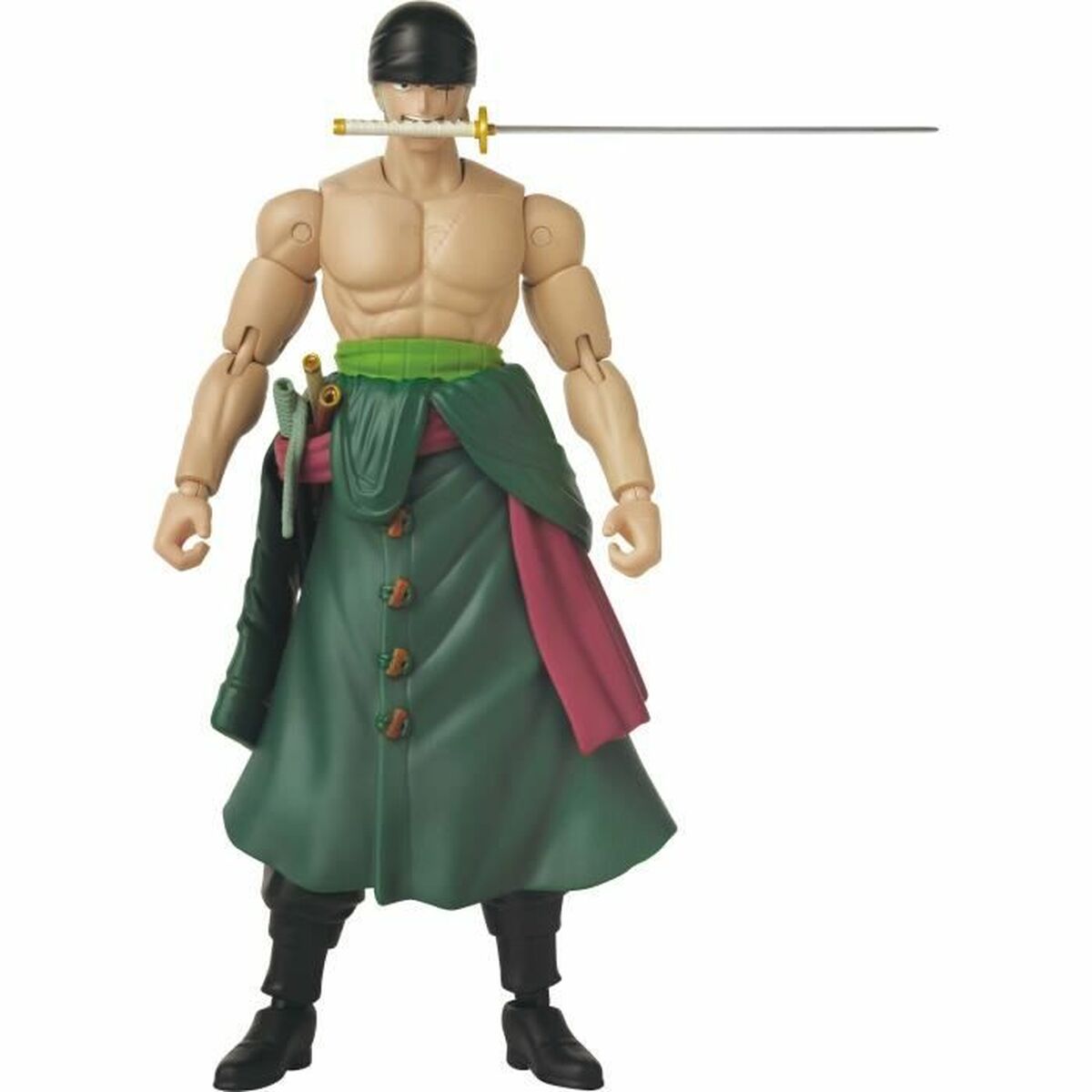 Jointed Figure One Piece Anime Heroes: Zoro Style 3 Swords 17 cm-1