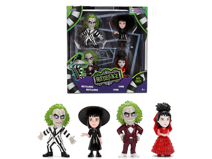 Set of 4 Diecast Figures "Beetlejuice" (1988) Movie "Metalfigs" Series by Jada-4